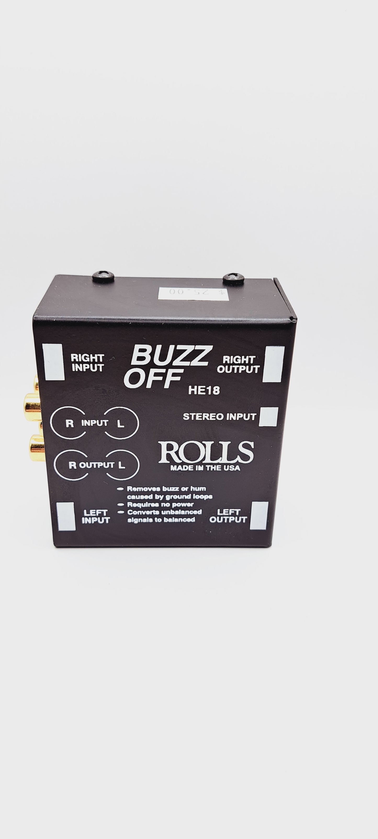 Rolls HE18 Audio Hum and Buzz Remover
