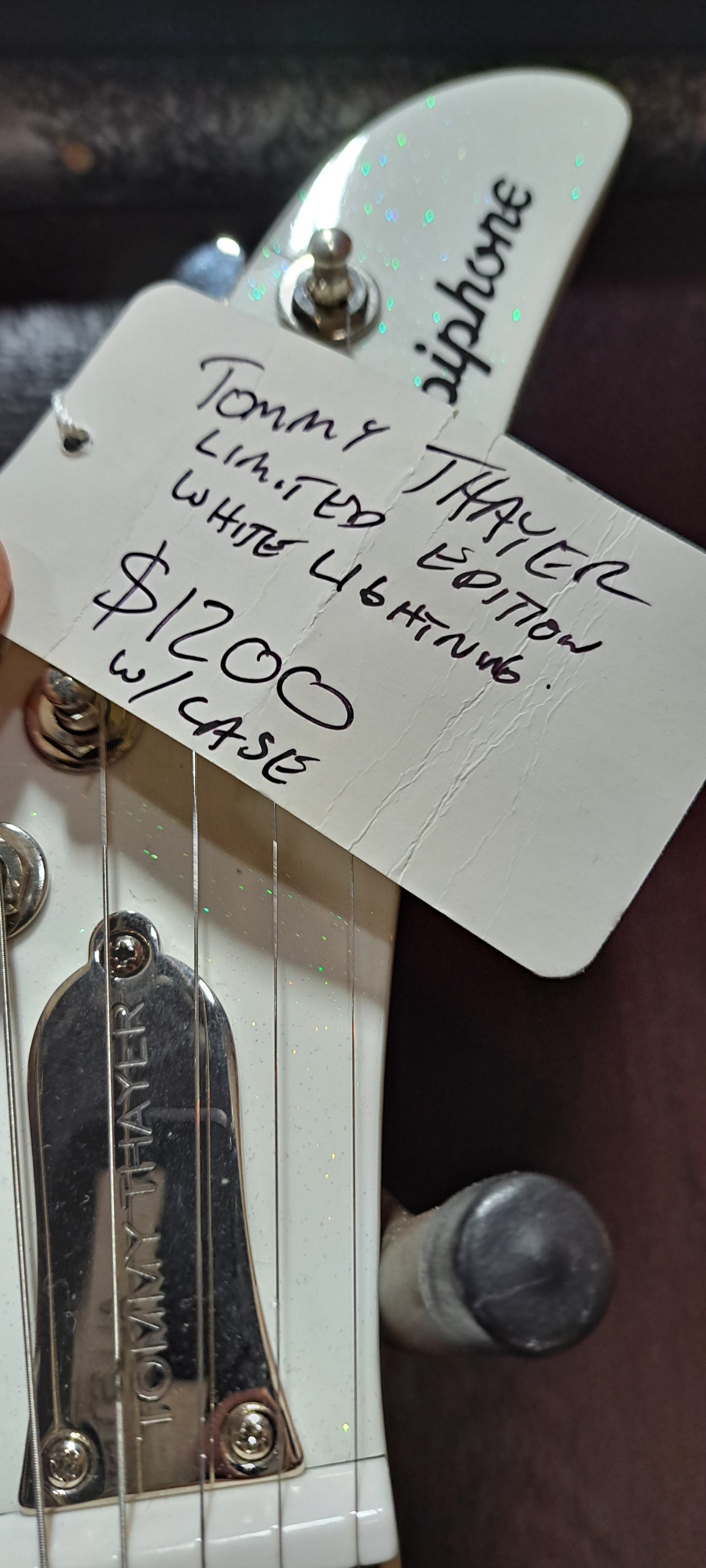 Epiphone Tommy Thayer "White Lightning" Explorer - Metallic White (limited edition)