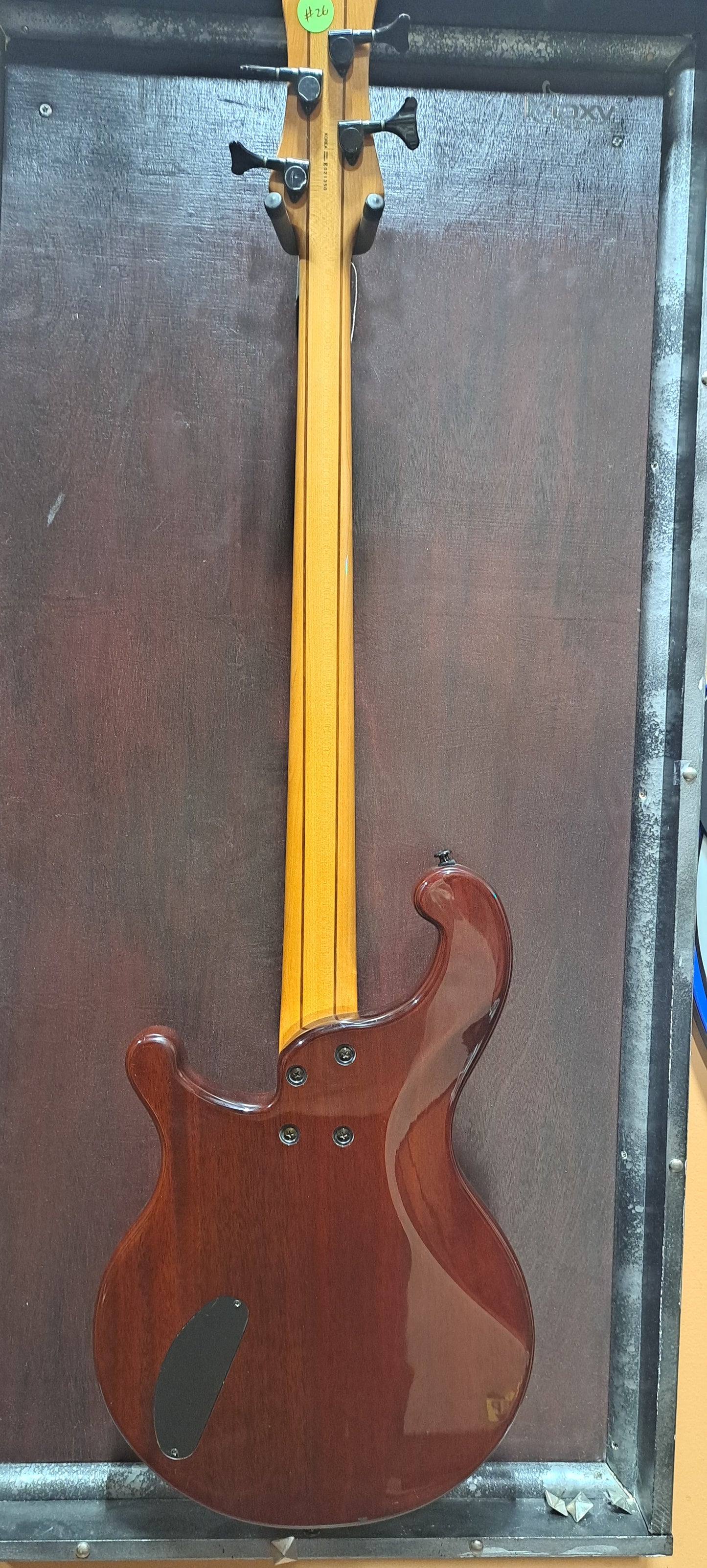 Dean Rhapsody Semi-Hollow Bass Honey Burst