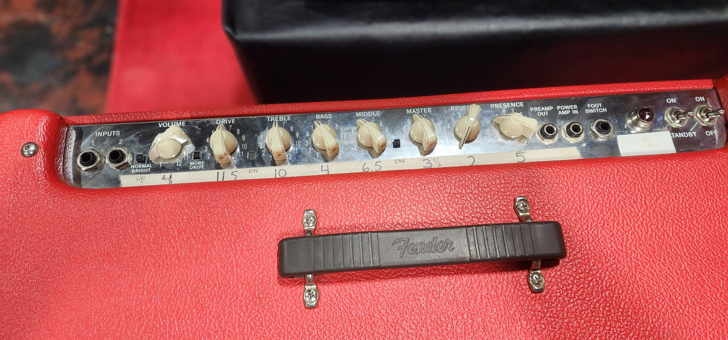 Fender - 2x12 Combo - Hot Rod DeVille Fiesta Red -Texas Red Limited Edition - Custom Upgrade