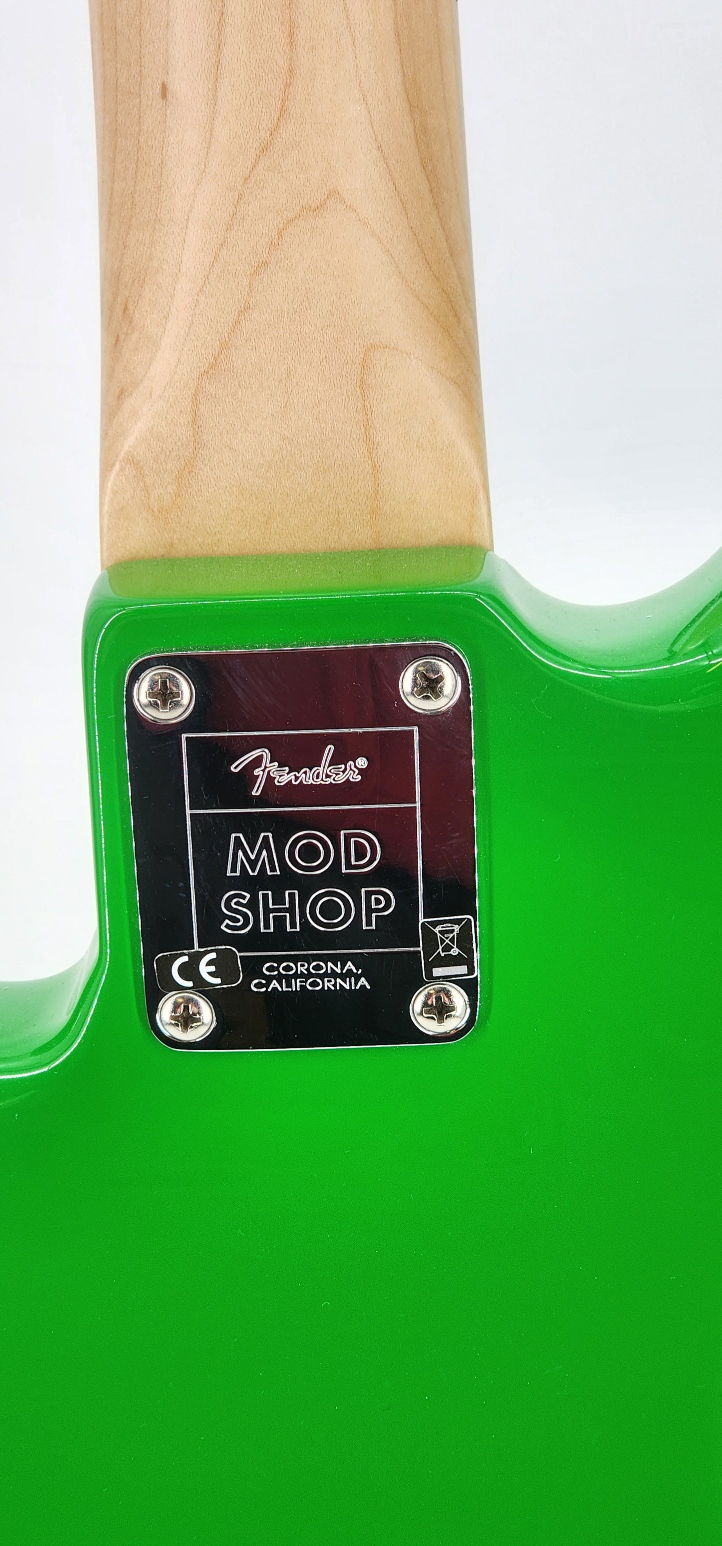 Fender - Mod Shop Precision Bass Guitar - P/J Set Up 2020 - Slime Green