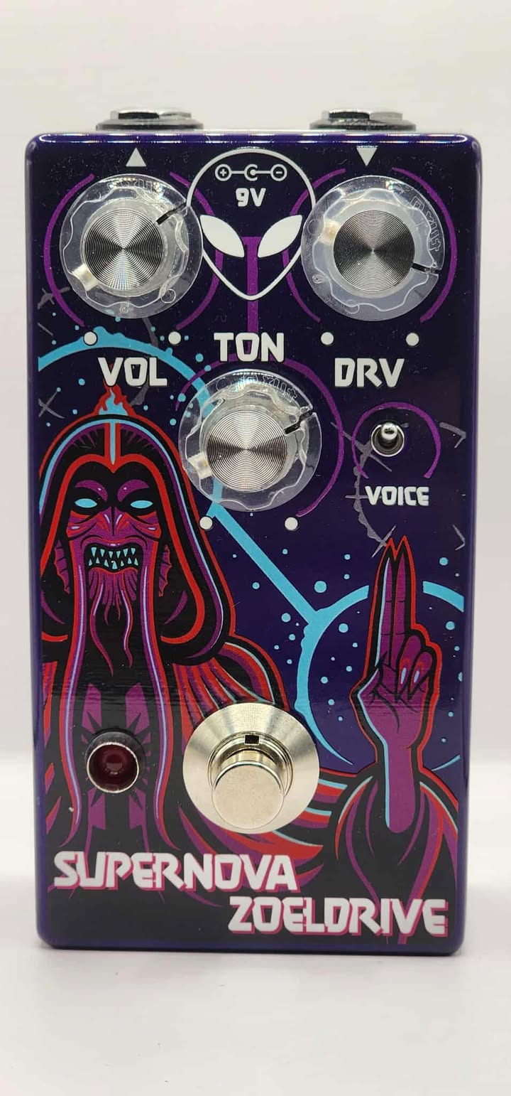Interstellar Audio Machines - Supernova Zoeldrive - Tweed Style Overdrive/Boost (NEW)