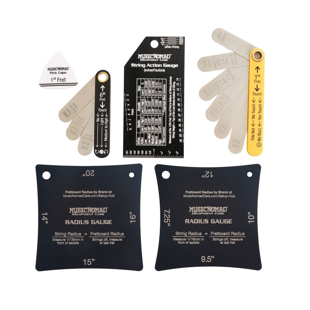 MusicNomad Precision Setup Gauge Set – 6 pc