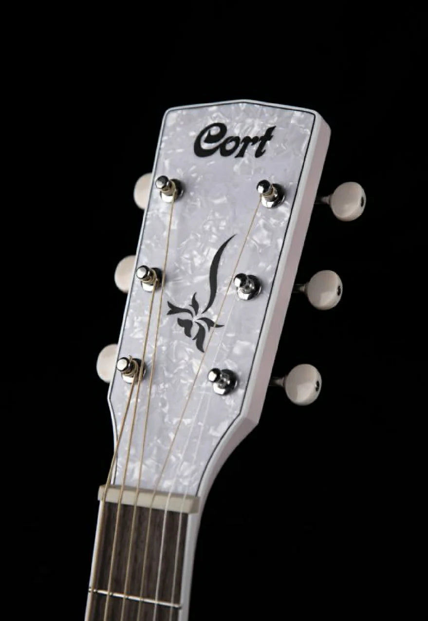 Cort - Jade Classic Pop- Series Acoustic Electric Cutaway Guitar -Pastel Pink Open Pore (NEW)