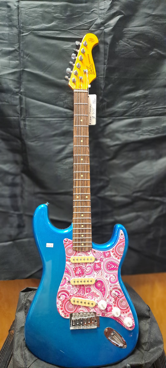 SX Vintage Series - SST62+/LPB 2000-2024 - Blue with Custom Pickguard