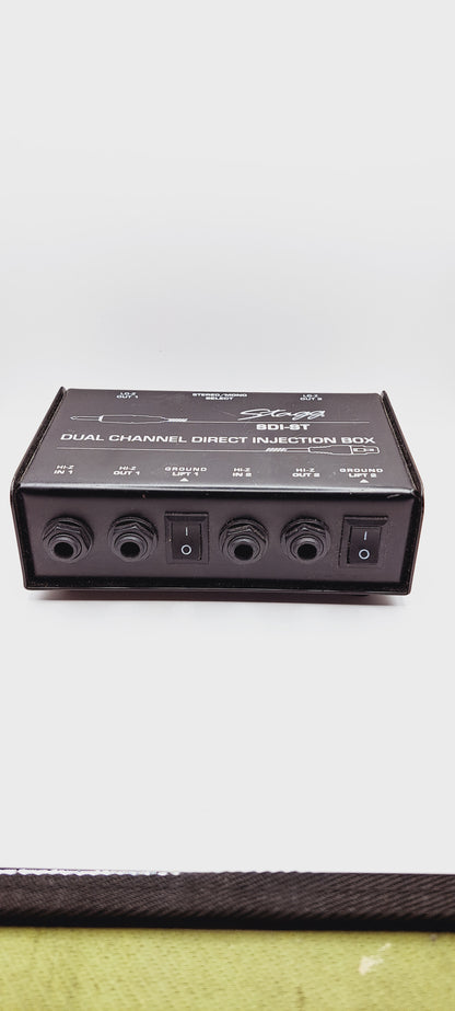 Stagg SDI-ST Dual Channel Direct Injection Box