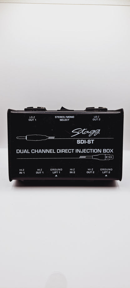 Stagg SDI-ST Dual Channel Direct Injection Box