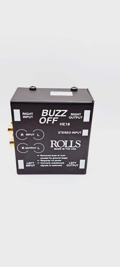 Rolls HE18 Audio Hum and Buzz Remover