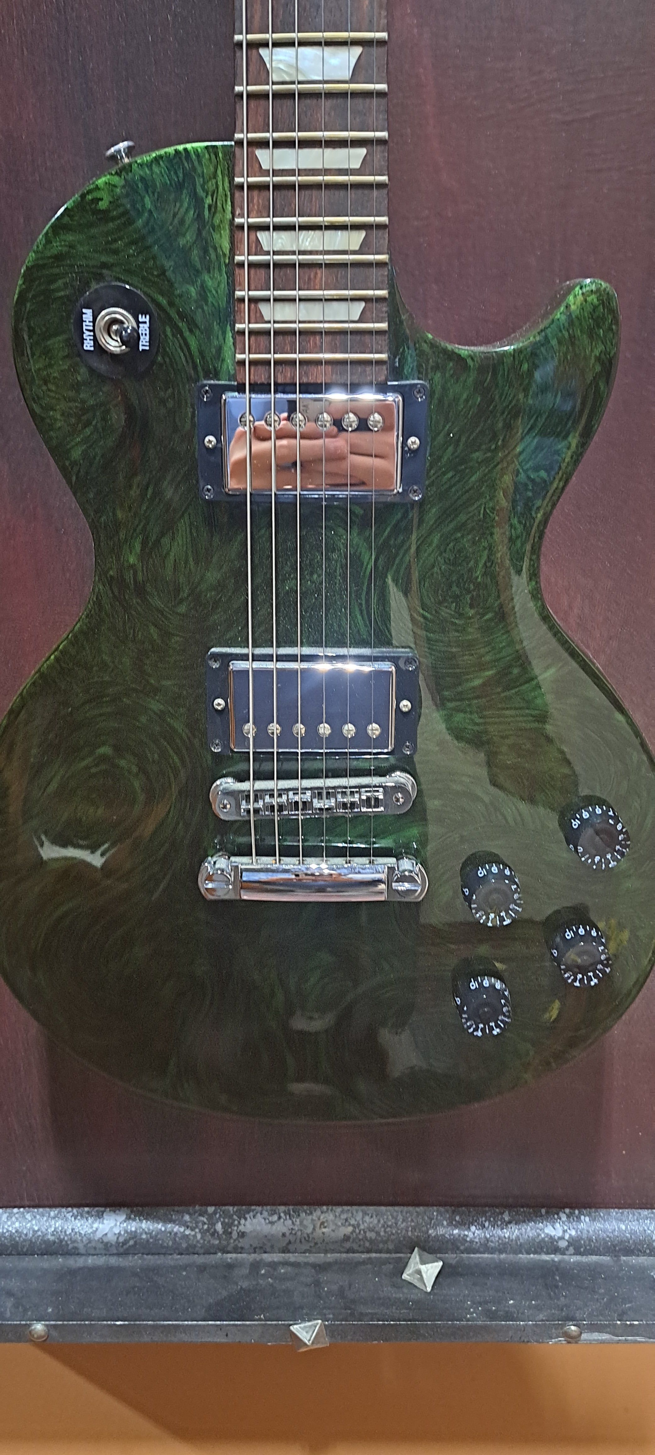 Gibson Les Paul Studio Green Flood Solid 2011 – Flemington Guitar Shop