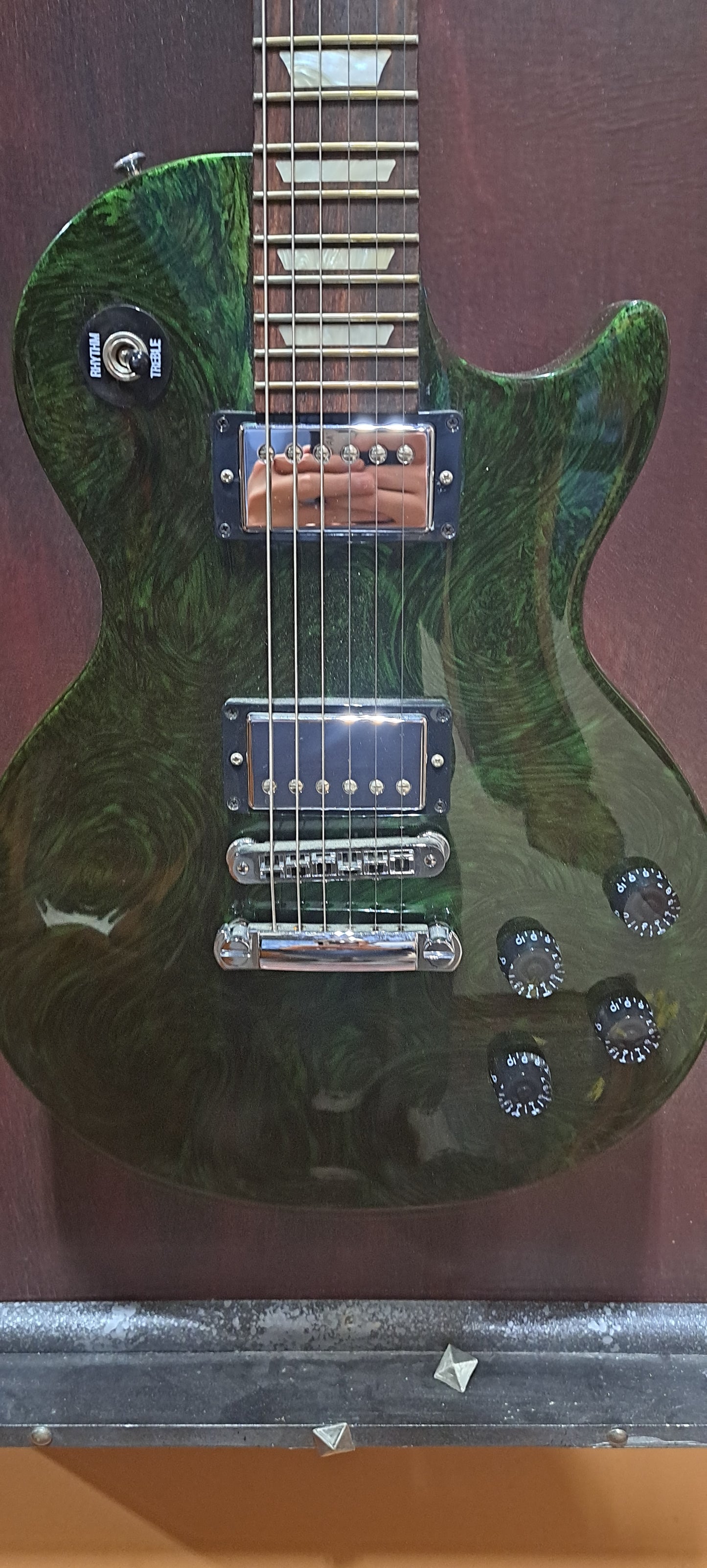 Gibson Les Paul Studio Green Flood Solid 2011