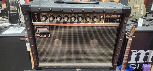 Roland - Jazz Chours-55 - 50-Watt 2x8" Guitar Combo - 1986