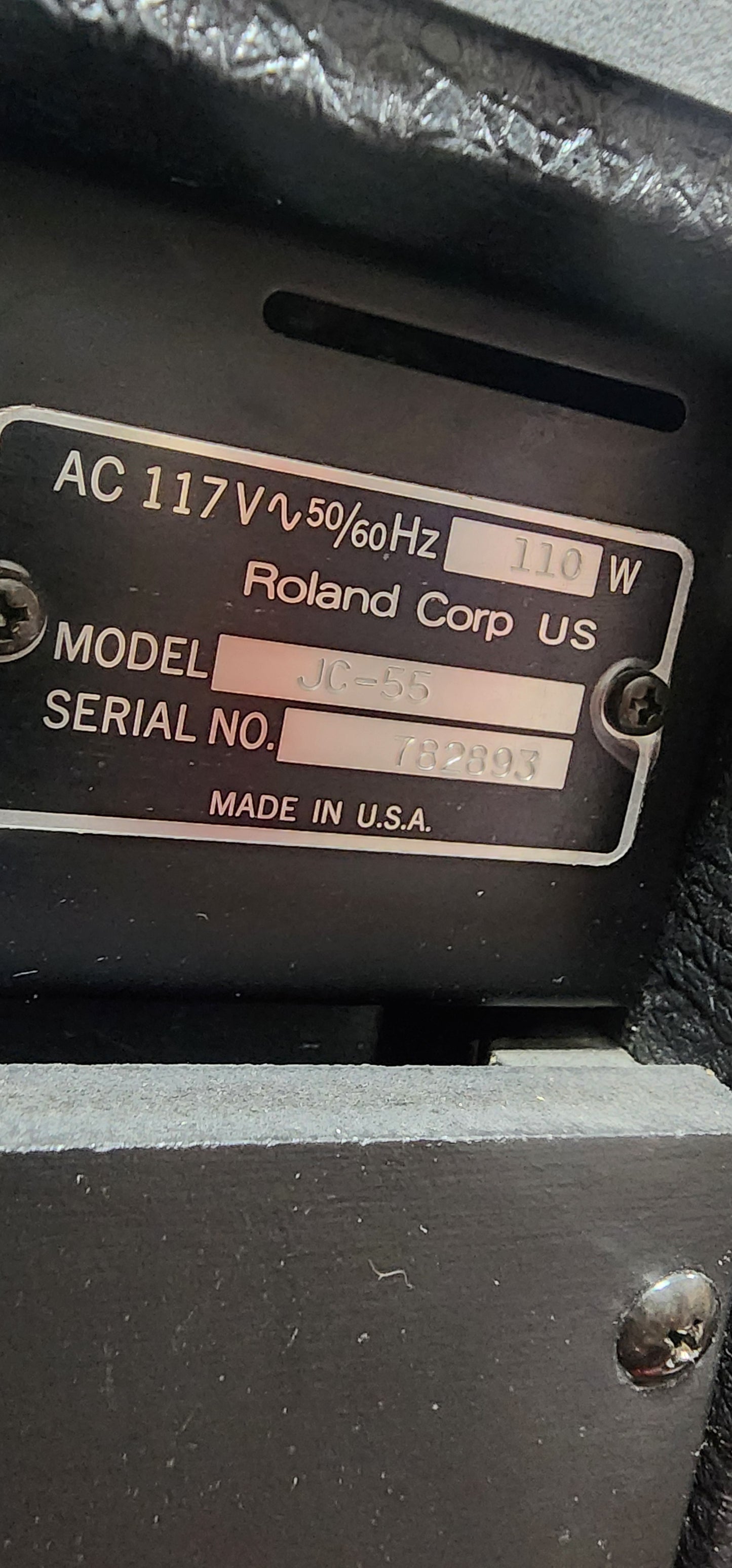 Roland - Jazz Chours-55 - 50-Watt 2x8" Guitar Combo - 1986