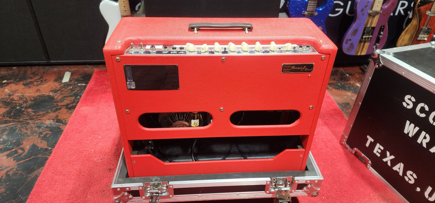 Fender - 2x12 Combo - Hot Rod DeVille Fiesta Red -Texas Red Limited Edition - Custom Upgrade