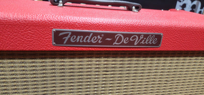 Fender - 2x12 Combo - Hot Rod DeVille Fiesta Red -Texas Red Limited Edition - Custom Upgrade