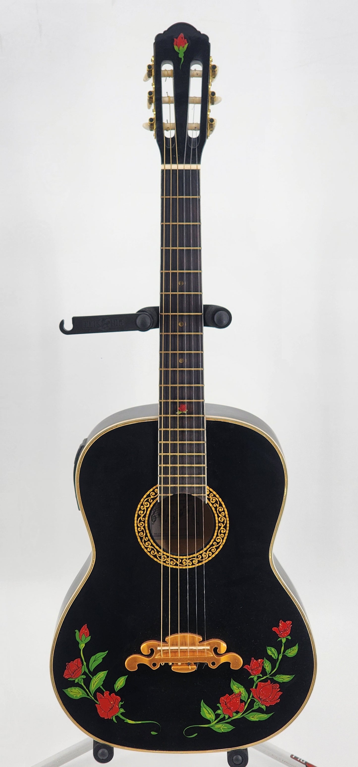Esteban - 7th anniversary classical guitar - Black and Roses