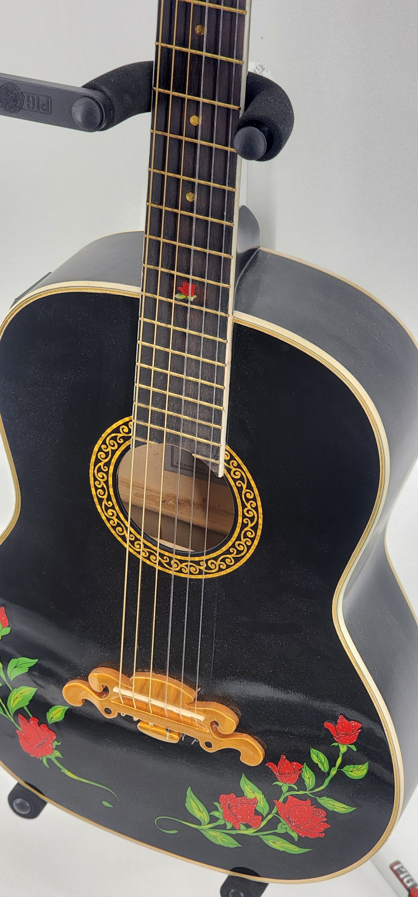 Esteban - 7th anniversary classical guitar - Black and Roses