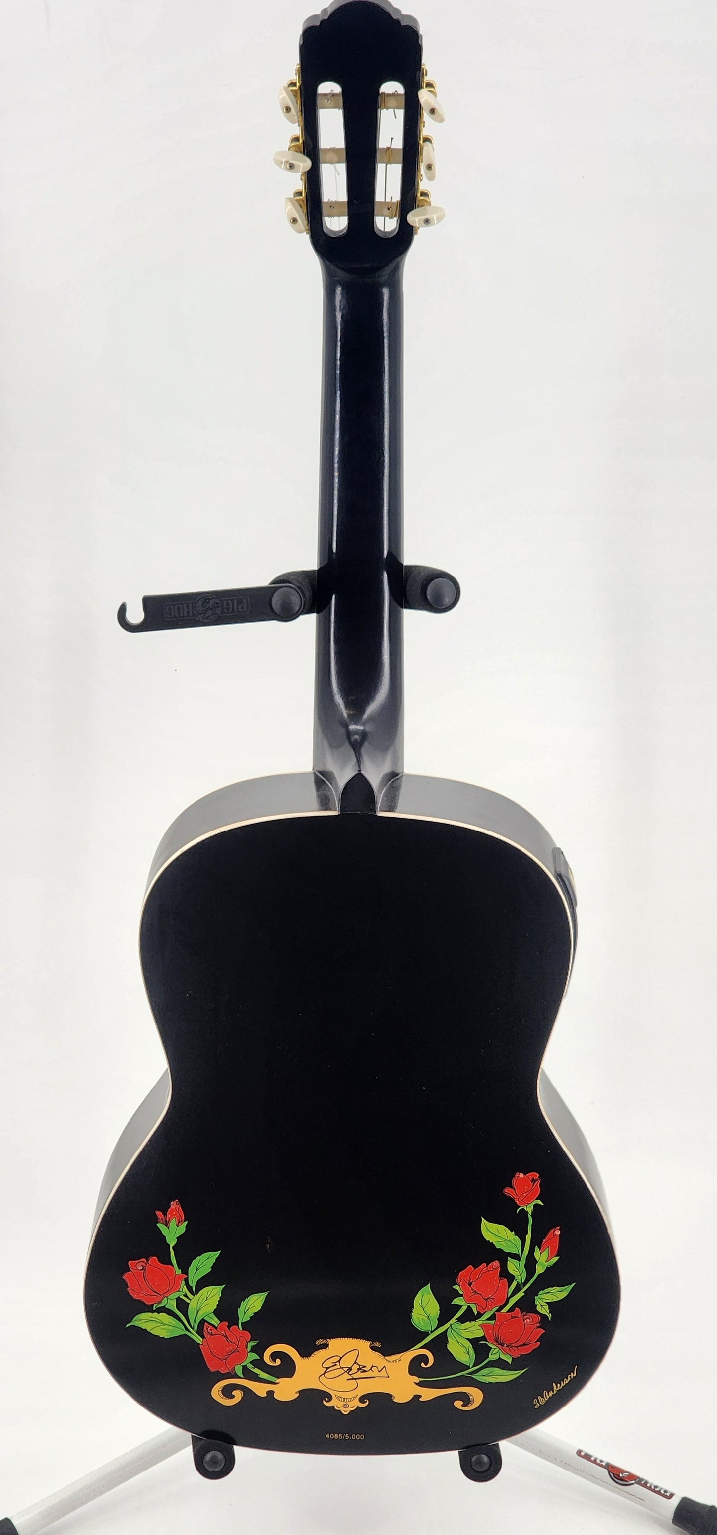 Esteban - 7th anniversary classical guitar - Black and Roses