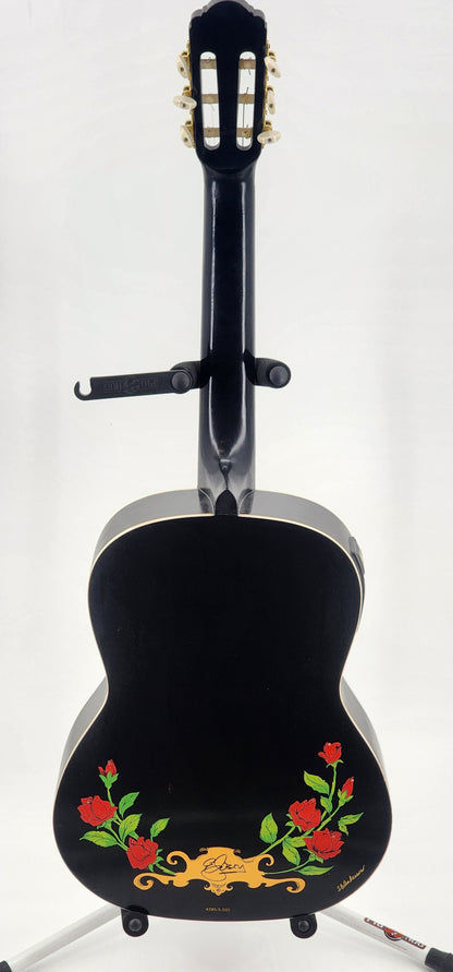 Esteban - 7th anniversary classical guitar - Black and Roses