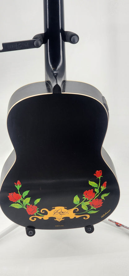 Esteban - 7th anniversary classical guitar - Black and Roses