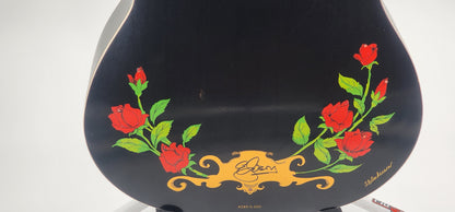 Esteban - 7th anniversary classical guitar - Black and Roses