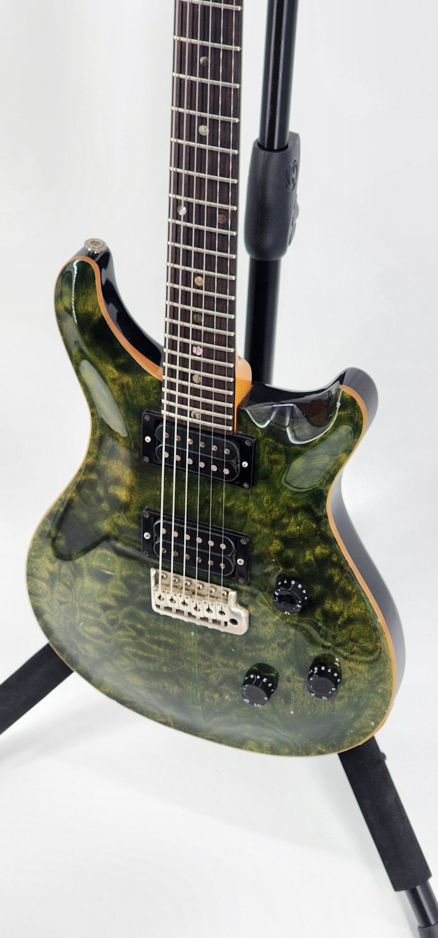 Paul Reed Smith - custom 24 - 1986 - dragon scale green