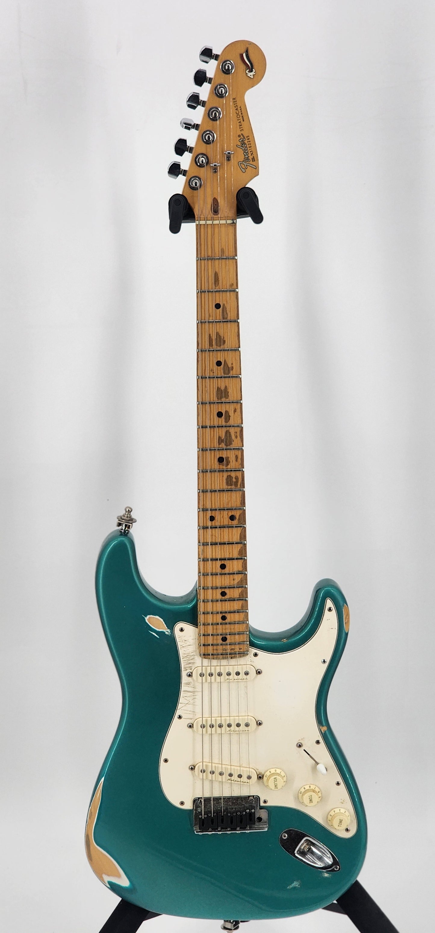 Fender - American Stratocaster - 40th Anniversary of Stratocaster - 1994 - Caribbean Mist
