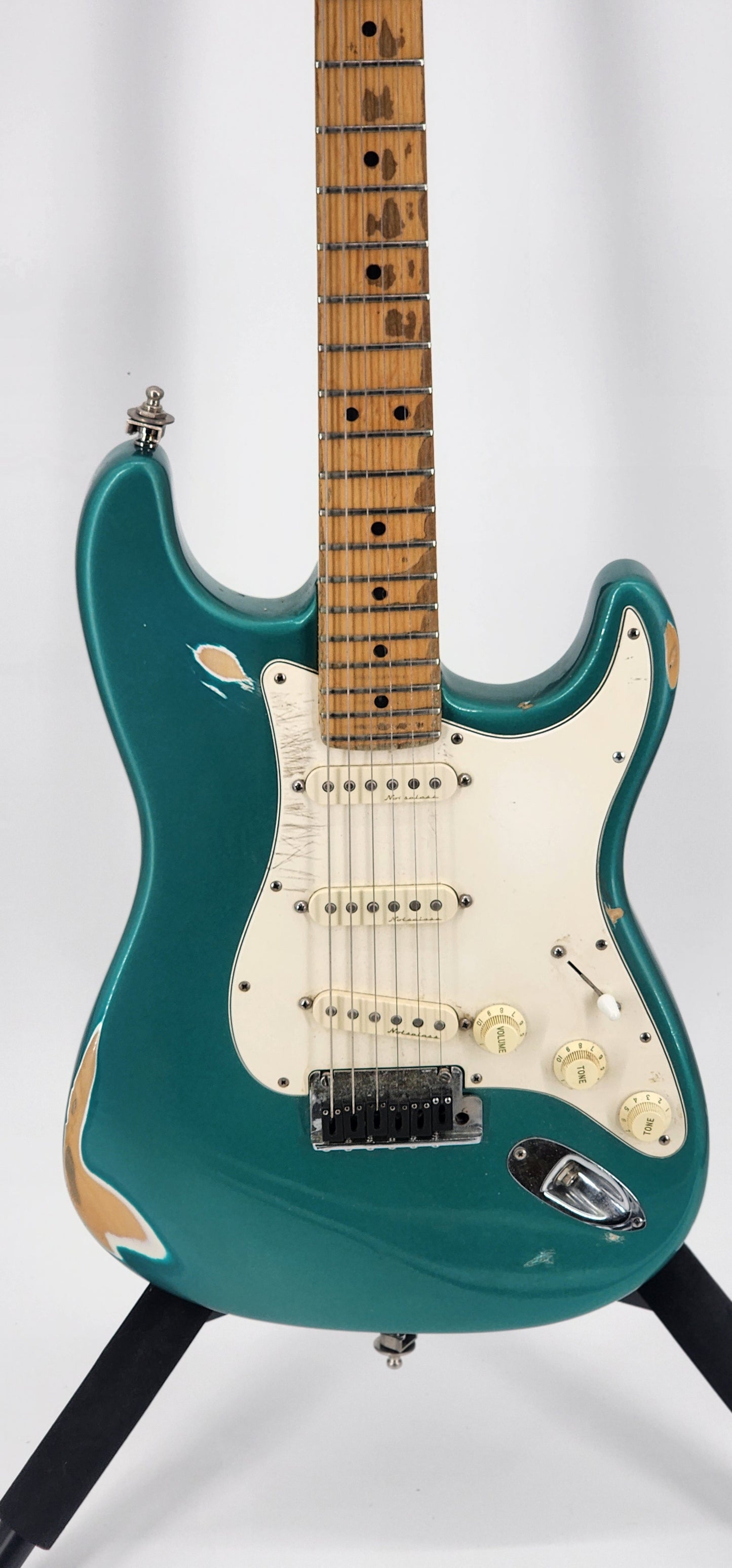 Fender - American Stratocaster - 40th Anniversary of Stratocaster - 1994 - Caribbean Mist