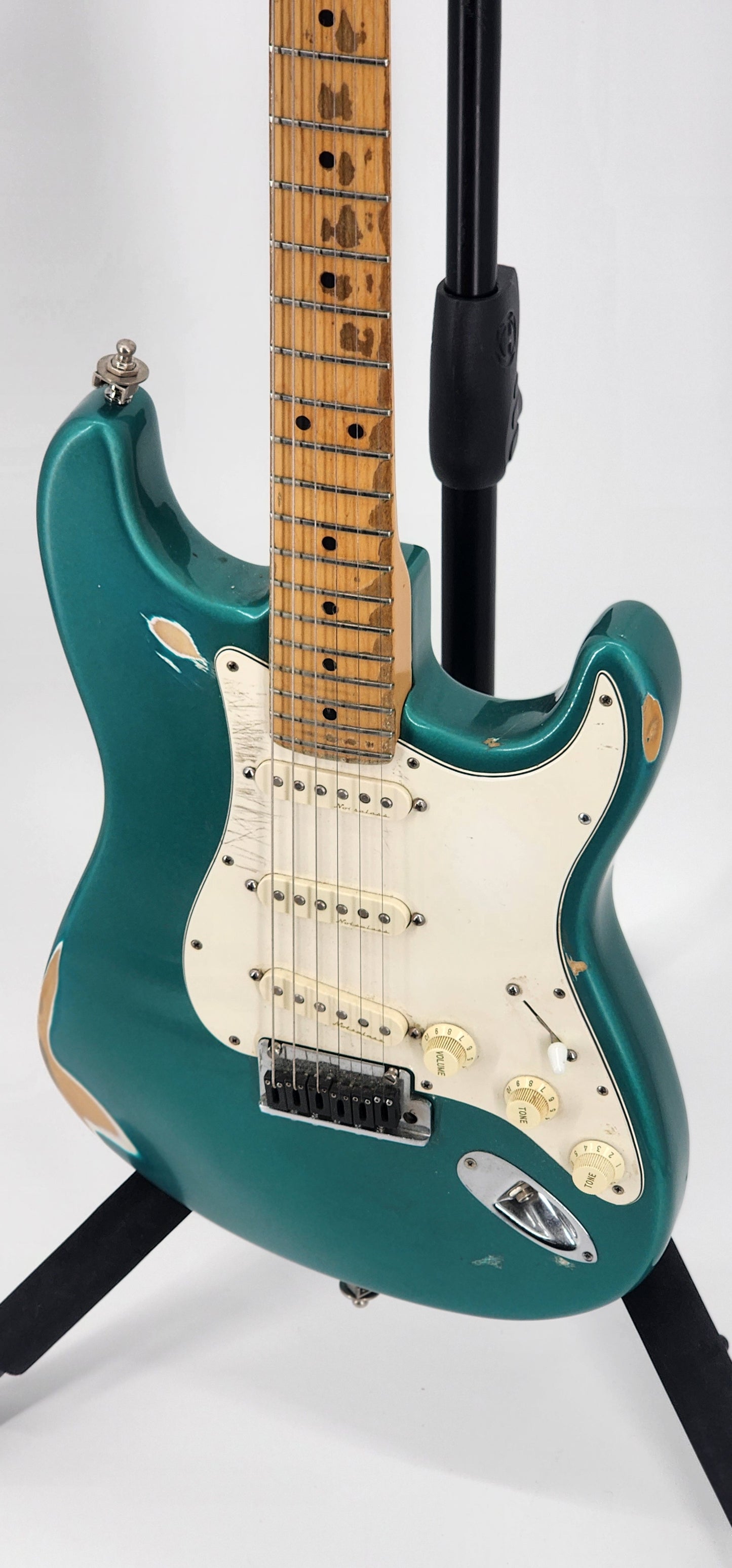 Fender - American Stratocaster - 40th Anniversary of Stratocaster - 1994 - Caribbean Mist