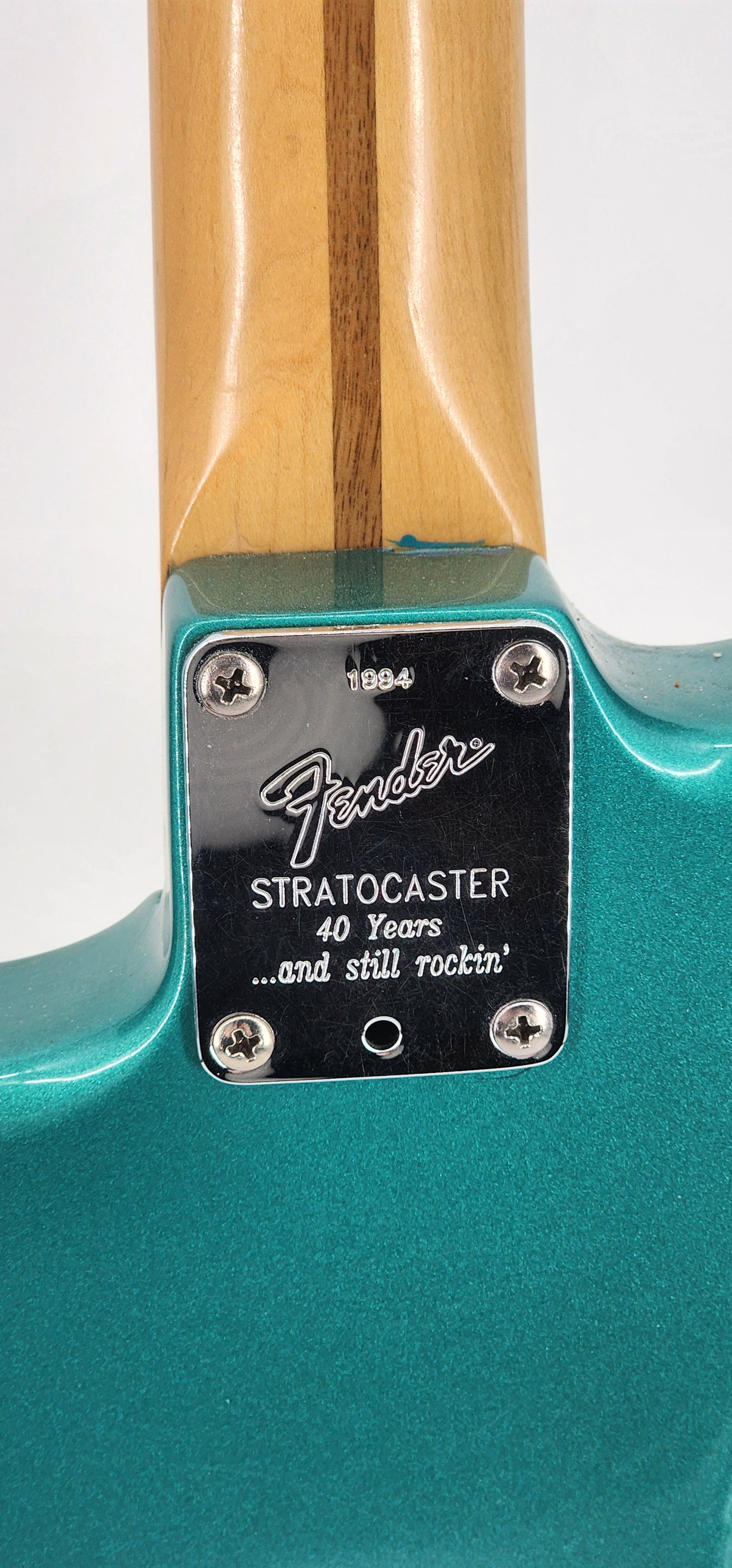 Fender - American Stratocaster - 40th Anniversary of Stratocaster - 1994 - Caribbean Mist