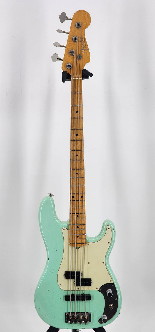 Fender - Custom Shop Master Built NAMM Show Precision - WW10 Hot Rod - 2019 - Aged Surf Green