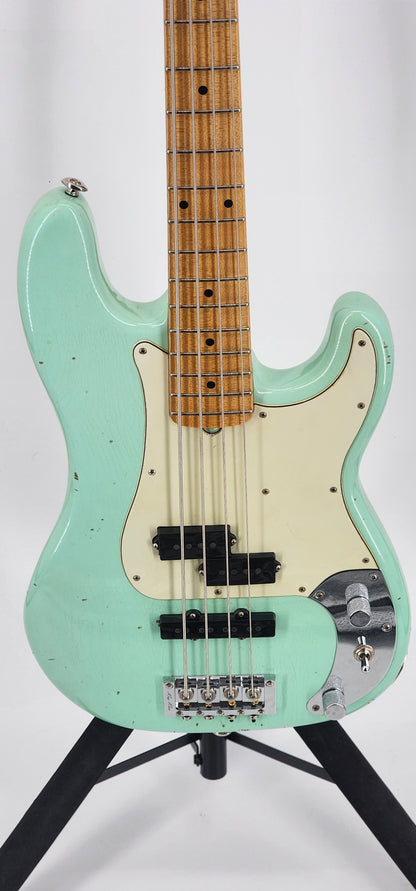 Fender - Custom Shop Master Built NAMM Show Precision - WW10 Hot Rod - 2019 - Aged Surf Green