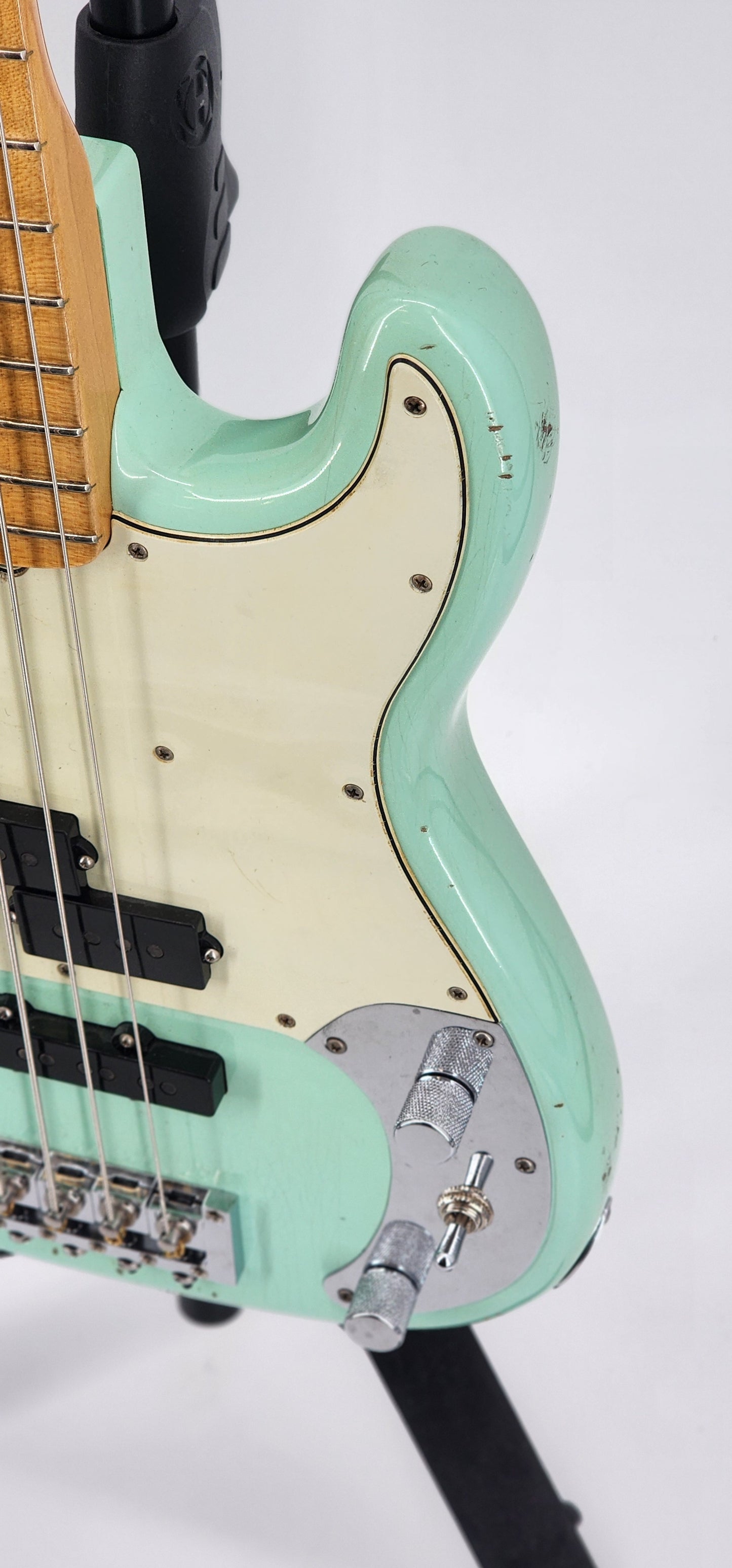 Fender - Custom Shop Master Built NAMM Show Precision - WW10 Hot Rod - 2019 - Aged Surf Green