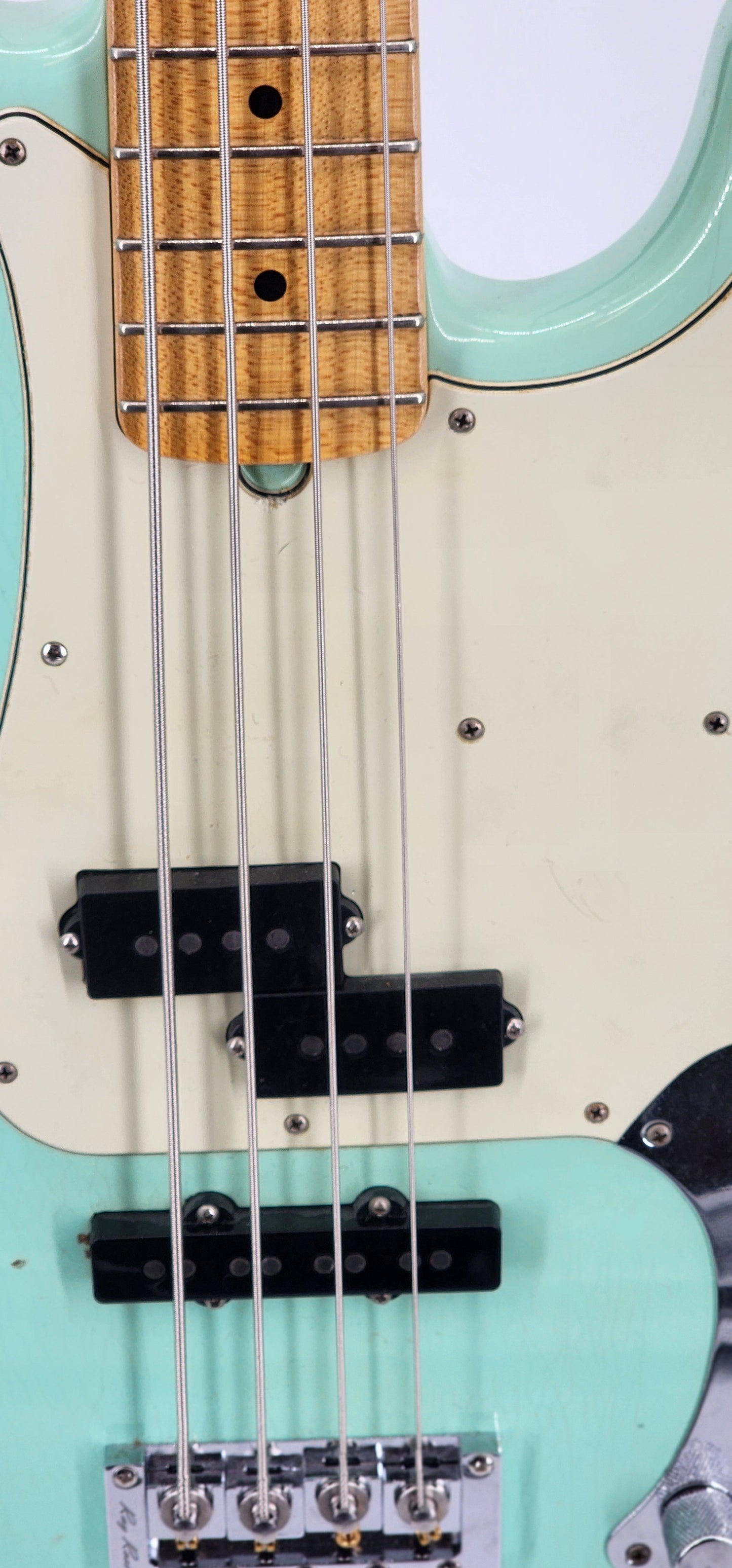 Fender - Custom Shop Master Built NAMM Show Precision - WW10 Hot Rod - 2019 - Aged Surf Green