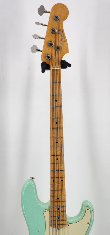 Fender - Custom Shop Master Built NAMM Show Precision - WW10 Hot Rod - 2019 - Aged Surf Green
