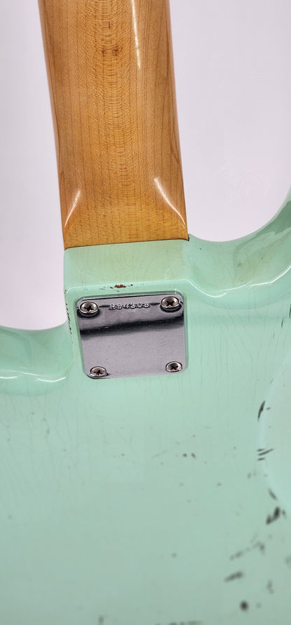 Fender - Custom Shop Master Built NAMM Show Precision - WW10 Hot Rod - 2019 - Aged Surf Green