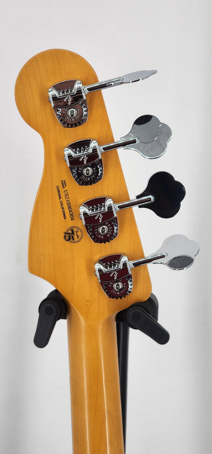 Fender - American Ultra Precision Bass Guitar - 2021 - Sunburst