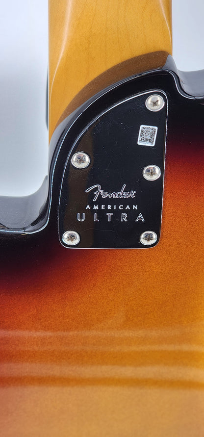 Fender - American Ultra Precision Bass Guitar - 2021 - Sunburst