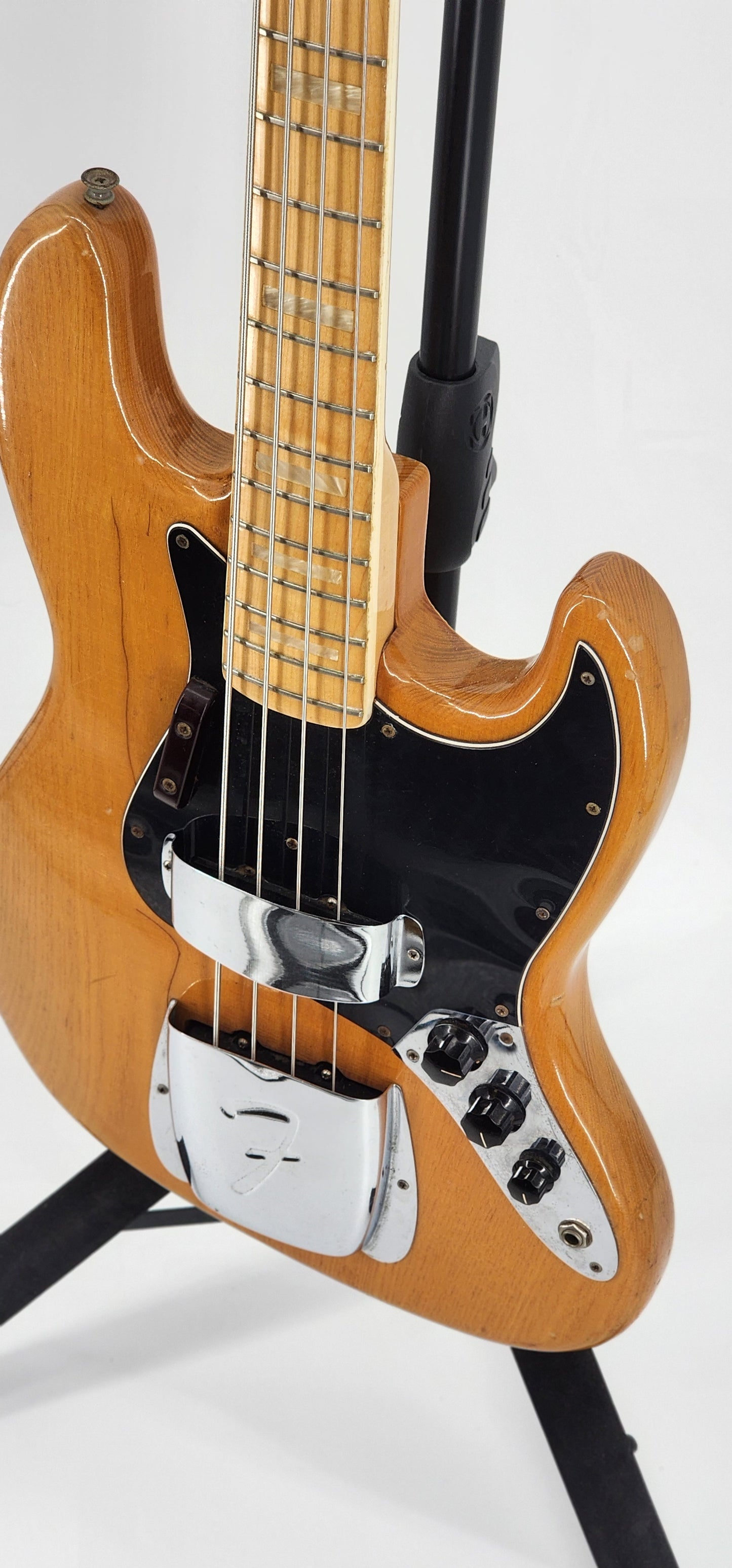 Fender - Jazz Bass - 1975  - Natural Ash