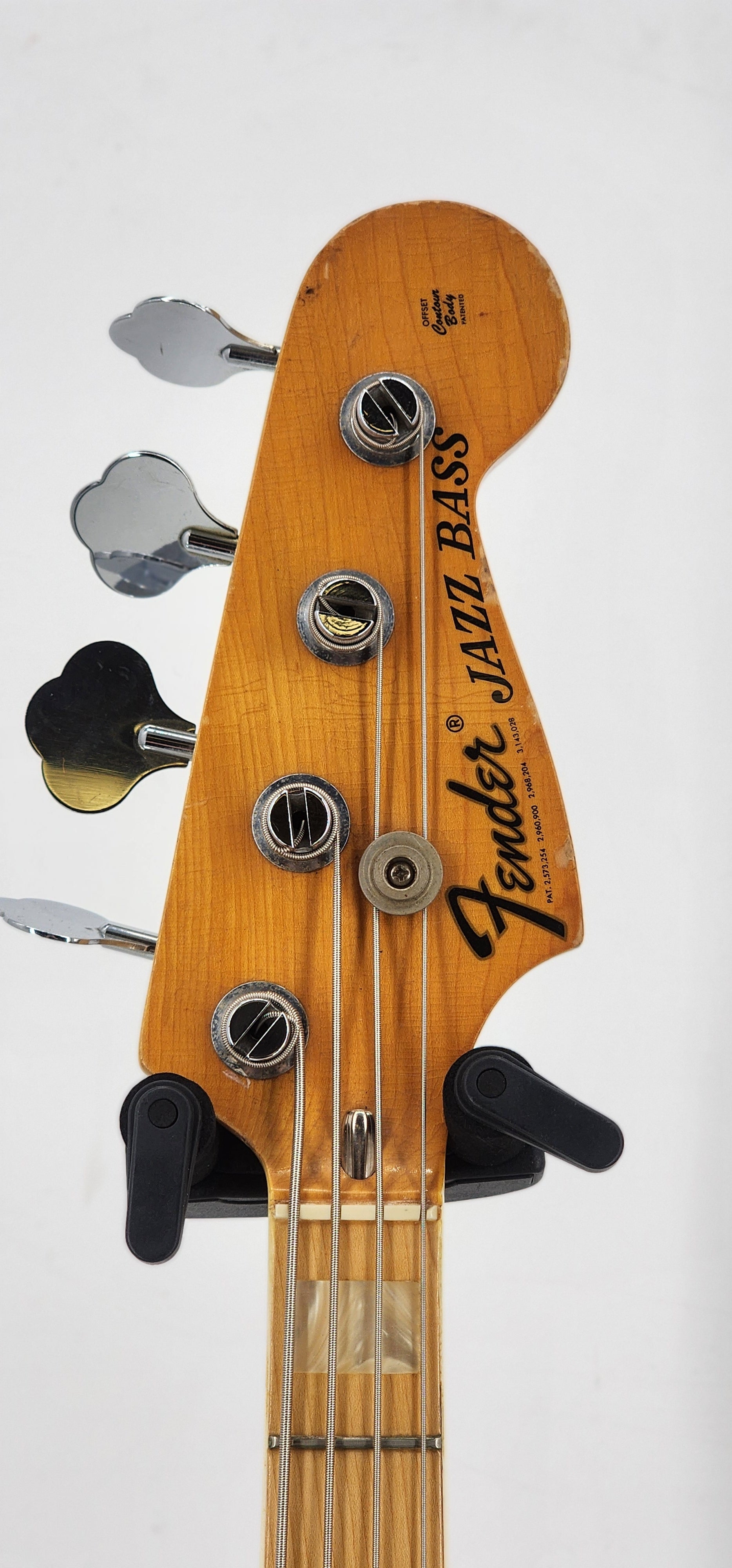 Fender - Jazz Bass - 1975 - Natural Ash – Flemington Guitar Shop