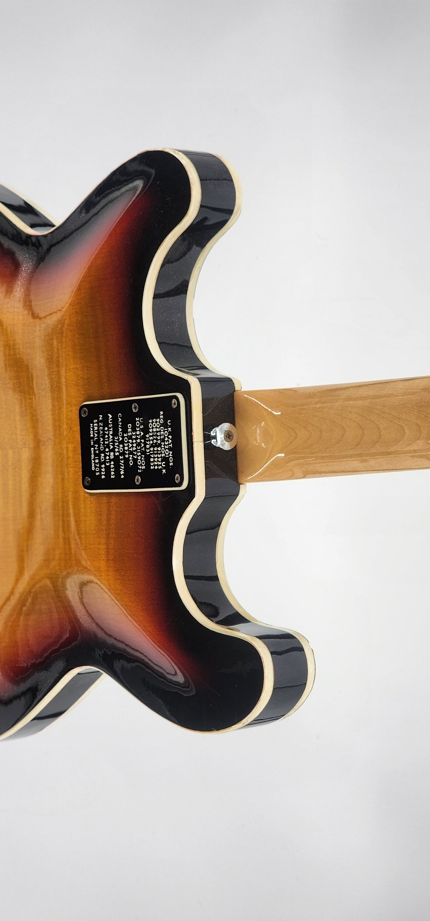 Burns Baldwin - Vibraslim - Bass Circa - 1964 - Sunburst