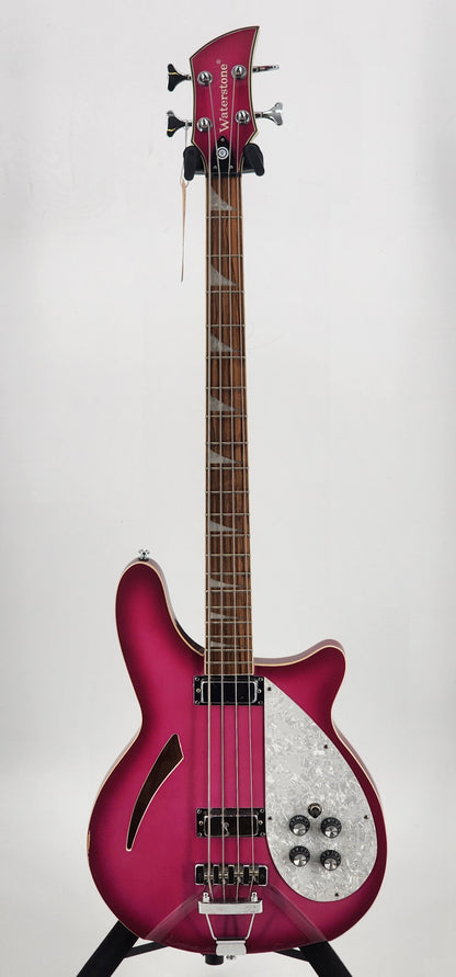 Waterstone - Groovy 1960's Style Bass - Fuscia burst