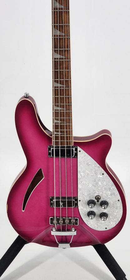 Waterstone - Groovy 1960's Style Bass - Fuscia burst