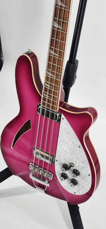 Waterstone - Groovy 1960's Style Bass - Fuscia burst