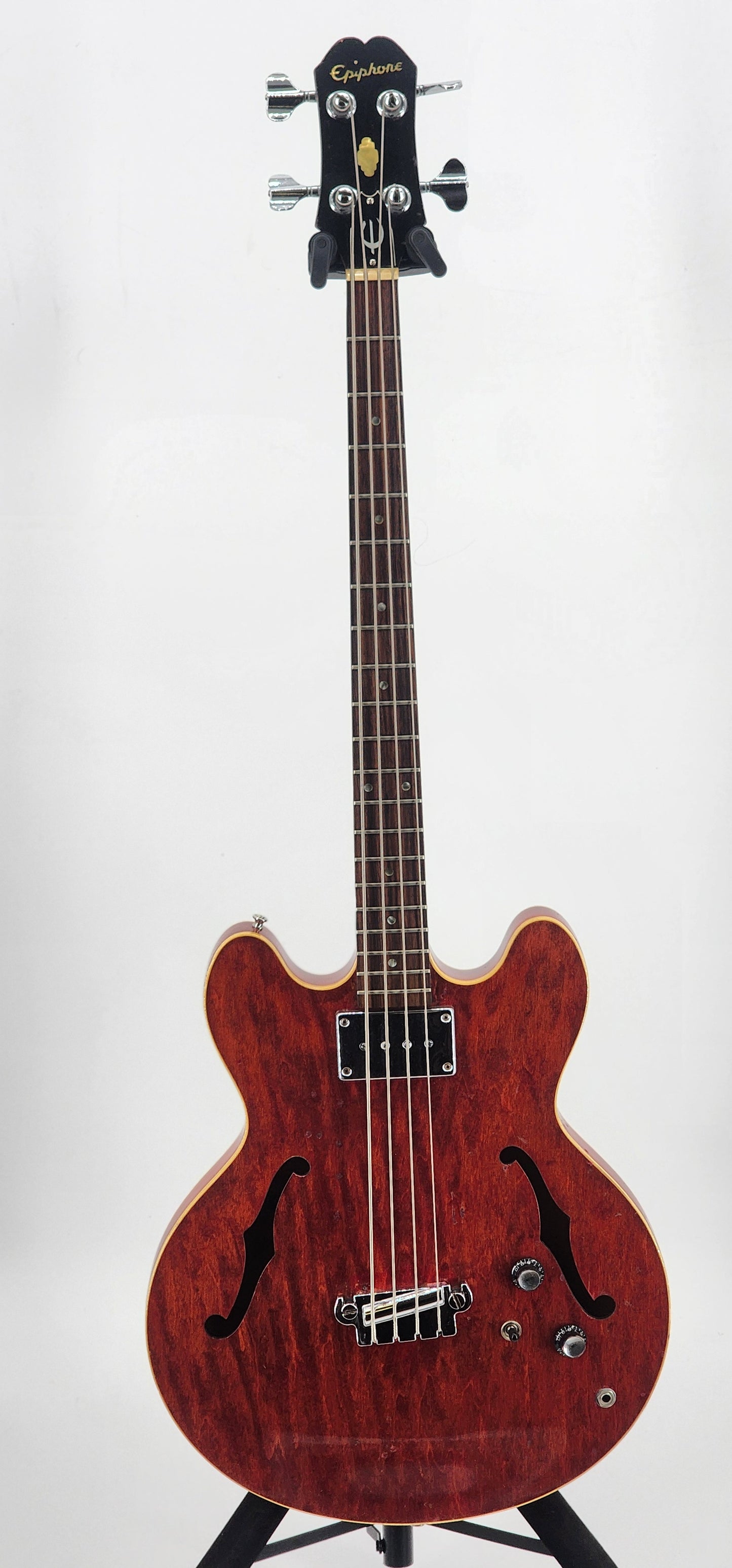 Epiphone - Rivoli Hollow Body Bass Guitar - 1967 - Cherry
