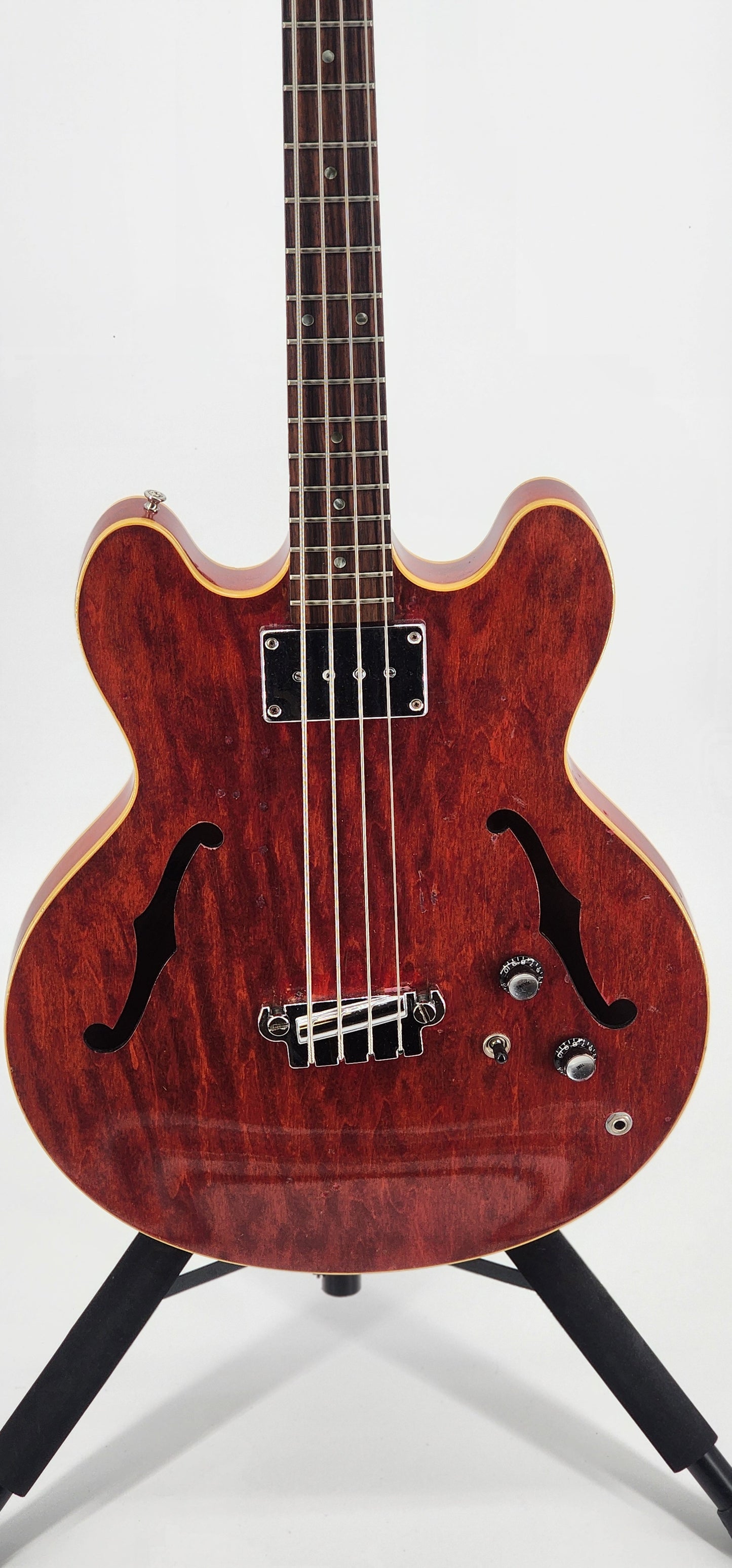 Epiphone - Rivoli Hollow Body Bass Guitar - 1967 - Cherry