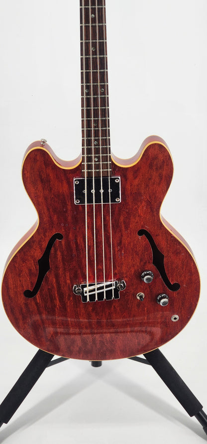 Epiphone - Rivoli Hollow Body Bass Guitar - 1967 - Cherry
