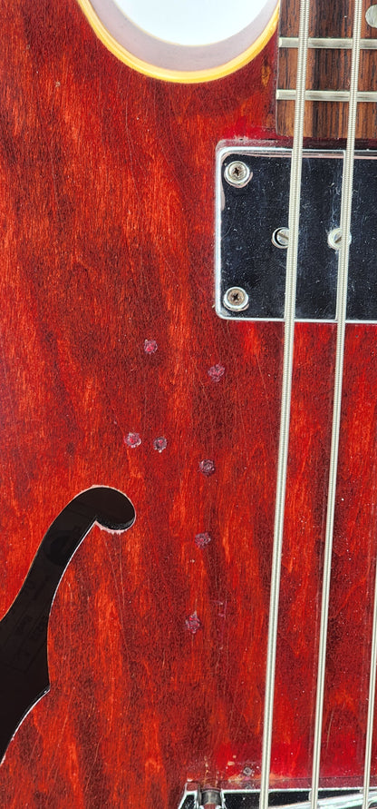 Epiphone - Rivoli Hollow Body Bass Guitar - 1967 - Cherry