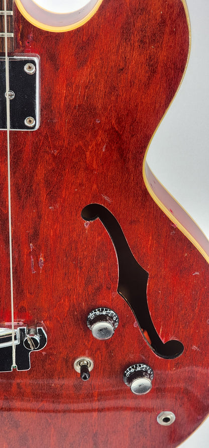 Epiphone - Rivoli Hollow Body Bass Guitar - 1967 - Cherry