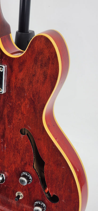 Epiphone - Rivoli Hollow Body Bass Guitar - 1967 - Cherry