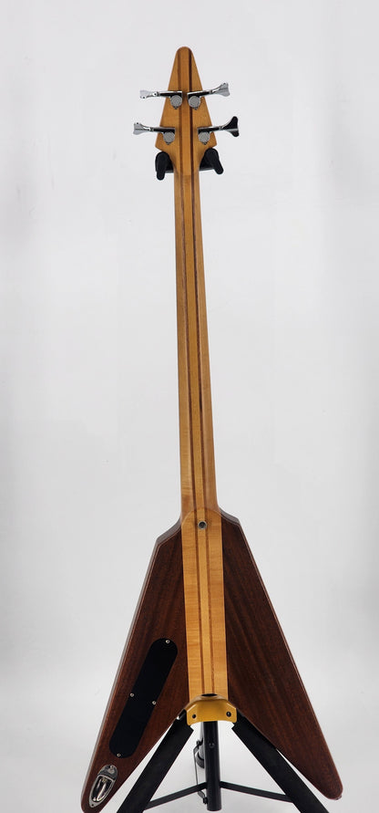 Greco - GVB-90 Flying V Bass Circa - 1992 - Mahogany Maple